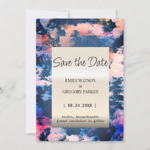 Reserva La Fecha Grunge Patina vintage rust metallic Save The Date