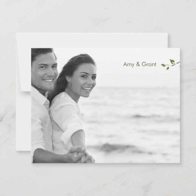 Reserva La Fecha Guarda la Fecha - Una Gran Pera (Anverso)