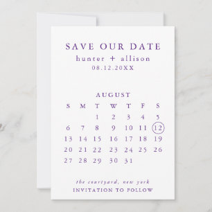 Reserva La Fecha Guardar El Calendario De Fecha