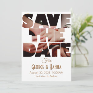 Reserva La Fecha Guardar el diseño personalizado de fecha