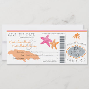 Reserva La Fecha Guardar el pase de embarque a Jamaica