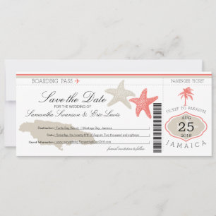 Reserva La Fecha Guardar el pase de embarque a Jamaica