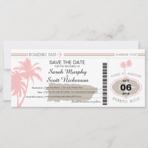 Reserva La Fecha Guardar el pase de embarque para Puerto Rico
