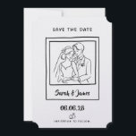 Reserva La Fecha Guardar fecha personalizable Novia novio<br><div class="desc">Anuncia tu día especial con un hermoso diseño personalizable de "save the date" hecho para compartir la fecha de tu boda de manera elegante y memorable. Perfecto para parejas que buscan un anuncio de boda personalizado, este diseño ofrece una apariencia limpia y atemporal que se puede adaptar para coincidir con...</div>