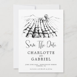 Reserva La Fecha Guardar la fecha Boda de bodega