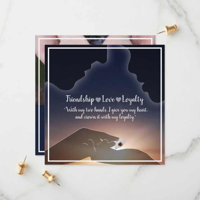 Reserva La Fecha Guardar la fecha Claddagh (Anverso/Reverso In Situ)