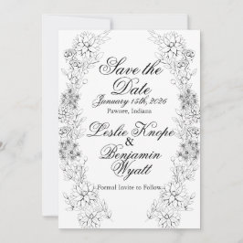 Reserva La Fecha Guardar la fecha Corona de Dalia