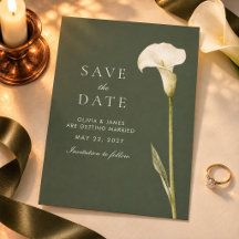Guardar la fecha de boda con Lirio de Calla Verde