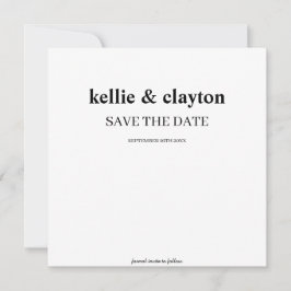 Reserva La Fecha Guardar la fecha de boda de tipo moderno