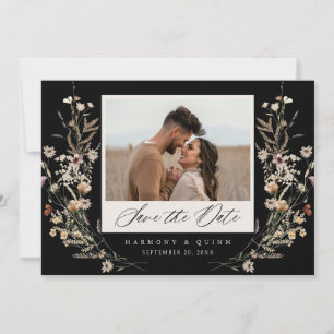 Reserva La Fecha Guardar la fecha de boda floral temperamental