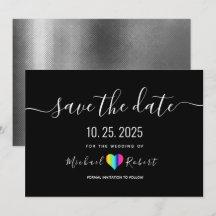 Guardar la fecha de boda LGBT