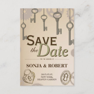 Reserva La Fecha Guardar la fecha - Lágrimas y teclas de Steampunk