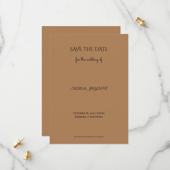 Reserva La Fecha Guardar la fecha moderna | Relieve metalizado, Flo (Anverso/Reverso In Situ)