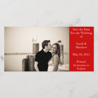 Reserva La Fecha Guardar la fecha - rojo