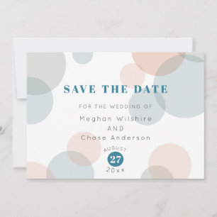 Reserva La Fecha Guardar la fecha Whimsical Pastel Confetti puntos