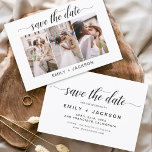 Reserva La Fecha Guardar la foto de fecha 3 elegante editable moder<br><div class="desc">Paisaje moderno y elegante Horizontal Tres (3) Foto Guardar el imán Boda de fecha con tipografía de escritura con letras a mano. El imán para guardar la invitación de fecha incluye tipografía y moda de guiones y un diseño sencillo al que puede agregar su imagen personalizada de fotografía de compromiso....</div>