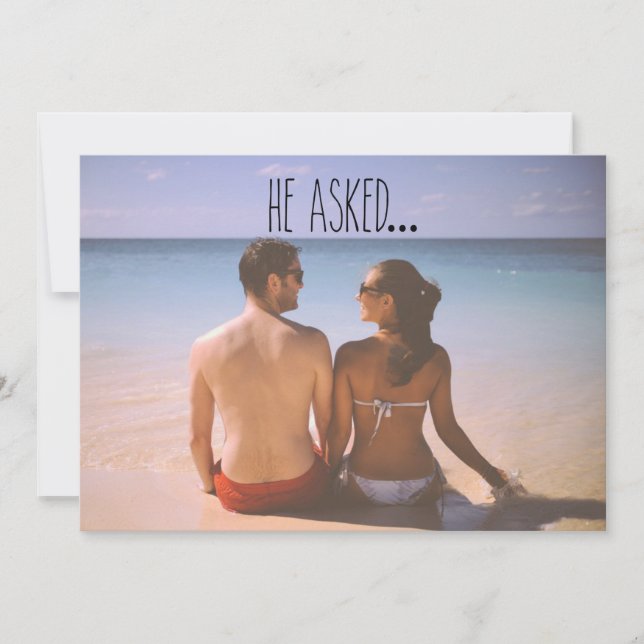 Reserva La Fecha Guardar la foto de fecha | Preguntó... (Anverso)