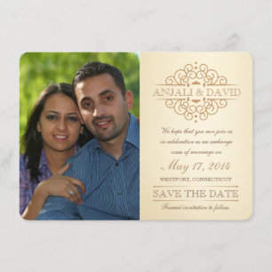 Reserva La Fecha Guardar los desplazamientos de fecha con foto