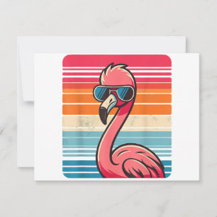 Reserva La Fecha Guay Retro Flamingo en gafas de sol Funn de los añ