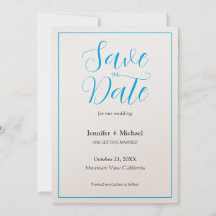Reserva La Fecha Guion de caligrafía minimalista de boda matrimonio
