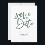 Reserva La Fecha Guión de entrada guardar la fecha<br><div class="desc">Guión inky guardar la fecha moderna mínima guardar la fecha de la invitación de boda. El color del fondo y del texto se puede cambiar para adaptarlo a su estilo.</div>