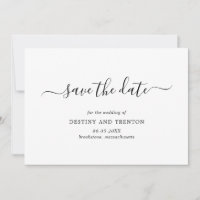 Guión elegante Boda moderno no fotográfico