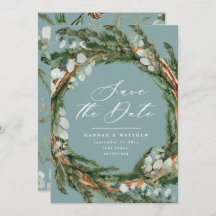 guion moderno eucalipto boda elegante