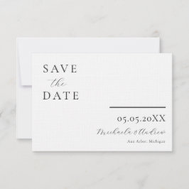 Reserva La Fecha Guión moderno Guardar la fecha, foto en la parte p