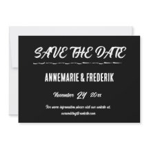 Guión negro y blanco negrita moderno