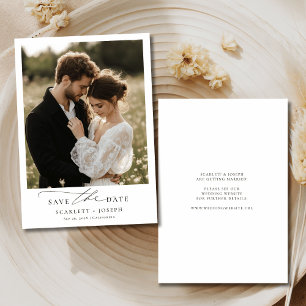Reserva La Fecha Guión rústico elegante Boda romántico foto