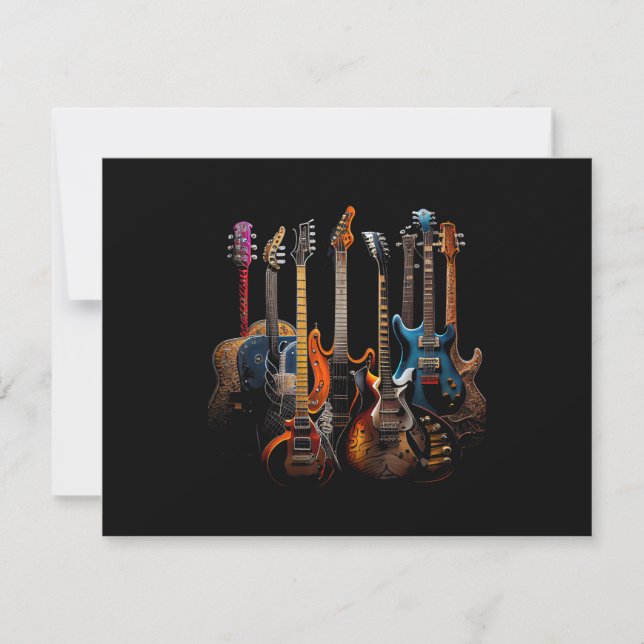 Reserva La Fecha Guitarras regalo guitarristas (Anverso)