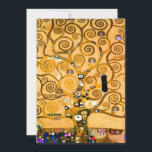 Reserva La Fecha Gustav Klimt Tree of Life<br><div class="desc">Tarjeta con el mural de Gustav Klimt The Tree of Life, The Stoclet Frieze (1905-1911). Consta de tres mosaicos: The Expectation, Knight y The Embrace. Se representa a una hermosa mujer, un árbol dorado y dos amantes en un abrazo. Un regalo maravilloso para los amantes del arte Art Nouveau y...</div>