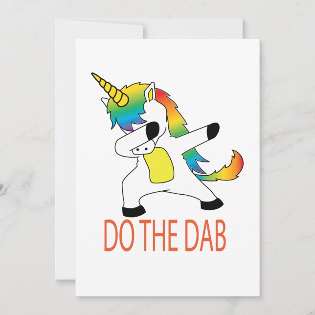 RESERVA LA FECHA HACER EL DAB / UNICORN (Anverso)