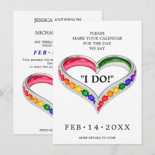 Reserva La Fecha 🌈❤️HAGO LGBTQ 🌈 Entrelazado en Orgullo