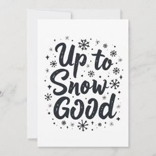 Reserva La Fecha Hasta la nieve buena divertida navidad copo de nie