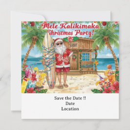 Reserva La Fecha Hawaii christmas  party Hawaii “Mele Kalikimaka!” 