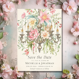 Reserva La Fecha Hermosa Boda de araña floral