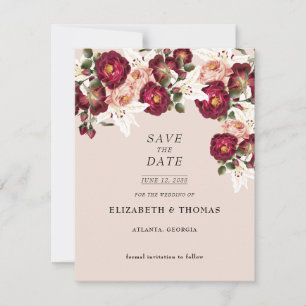 Reserva La Fecha Hermosas Rosas Rojas Rosadas Lirios Blancos Boda