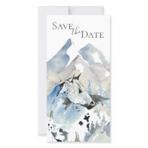 Hermoso Boda Abstracto de Caballos y Montañas