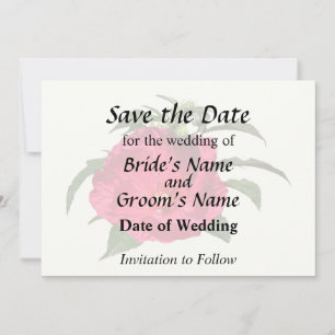 Reserva La Fecha Hibiscus rosado oscuro