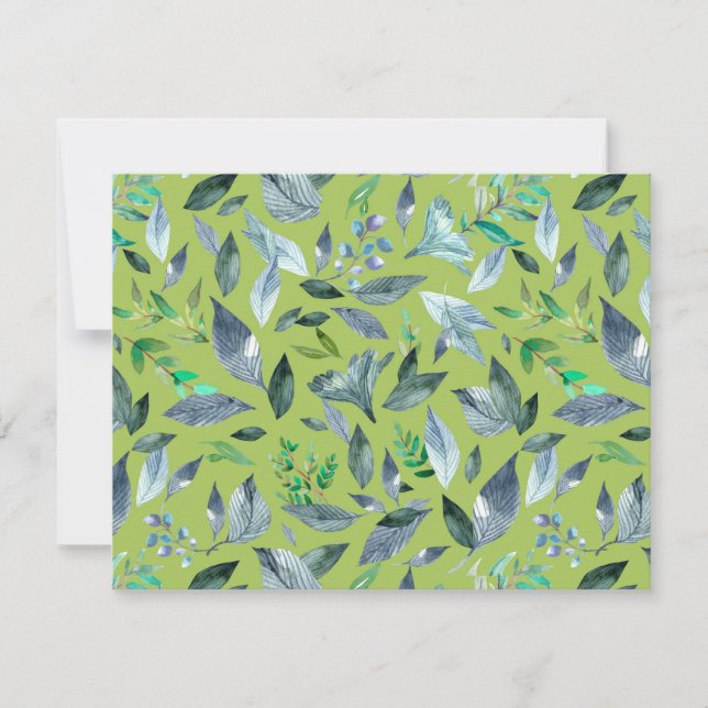 Reserva La Fecha Hojas caídas de agua 6 (Anverso)