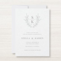 Hojas Florales Que Dibujan Matrimonio Moderno Ahor