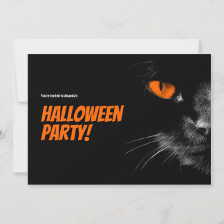 Reserva La Fecha Hola Oscuridad Naranja Ojos Halloween