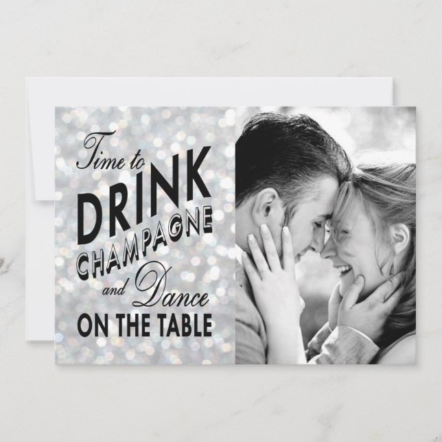 Reserva La Fecha Hollywood Glam Salve la Fecha (Anverso)