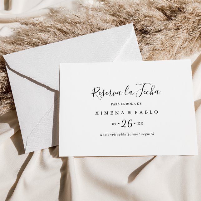 Reserva la fecha horizontal mínima (Subido por el creador)