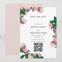 Hortensia Rosa Floral Verdor Moderno Boda