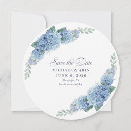Reserva La Fecha Hortensias Azules Save The Dates