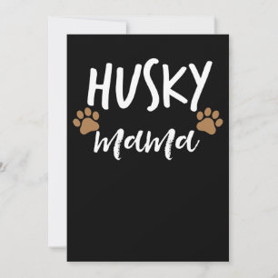 Reserva La Fecha Husky Mama   Regalo de la madre tierna siberiana d