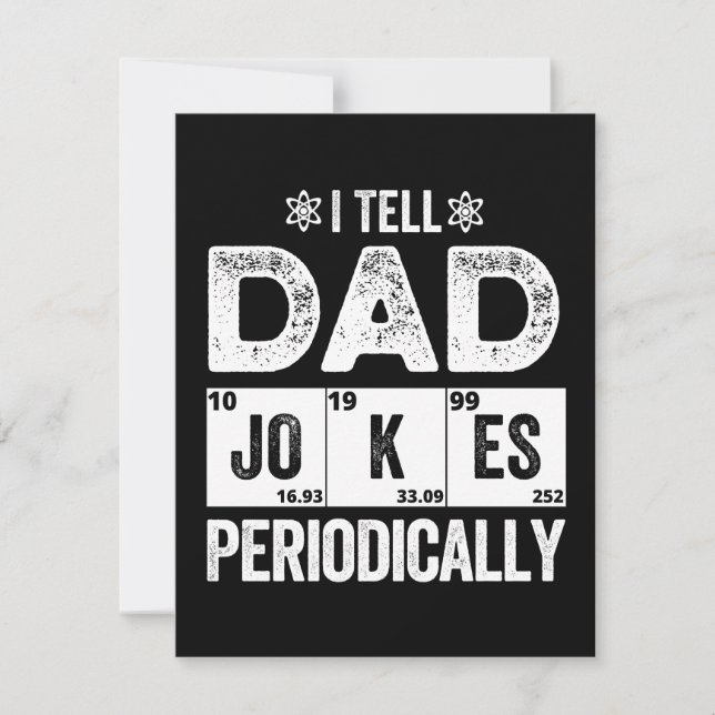 Reserva La Fecha I Tell Dad Jokes Periodically (Anverso)