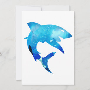 Reserva La Fecha Idea del regalo del acuario del tiburón de los